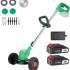 Триммер электрический DEKO GreenCut 20 Pro,  аккумуляторный,  20В,  2Ач,  с 2 АКБ, с ЗУ [082-2005]